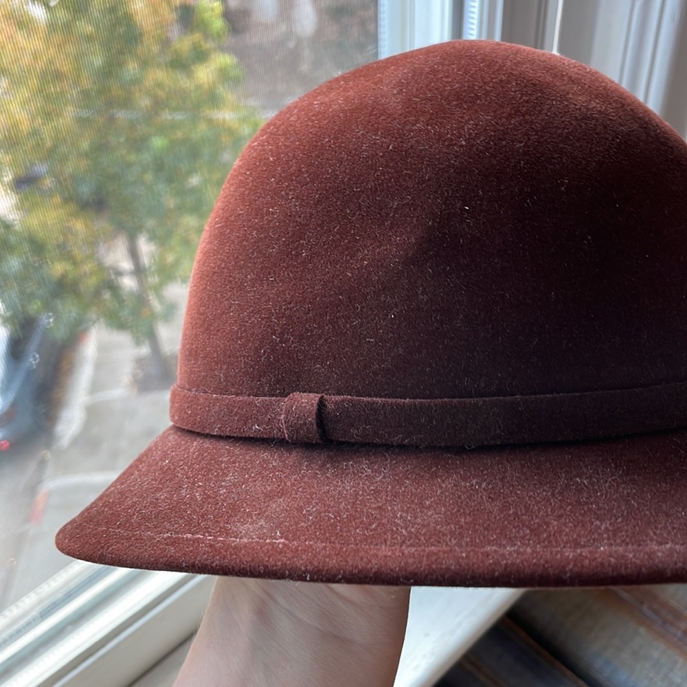 Bergdorf Goodman Bowler Hat | Brown, felt